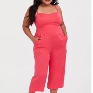 Torrid Vibrant Pink Jumpsuit